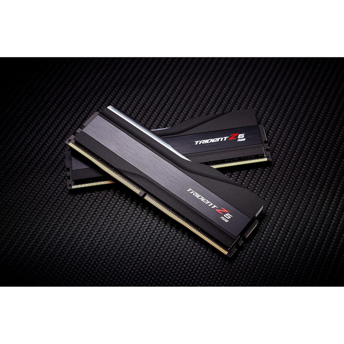 G.SKILL Trident Z5 RGB Series (Intel XMP 3.0) DDR5 RAM 32GB (2x16GB) 8000MT/s CL38-48-48-128 1.45V Desktop Computer Memory UDIMM - Matte Black (F5-8000J3848H16GX2-TZ5RK)