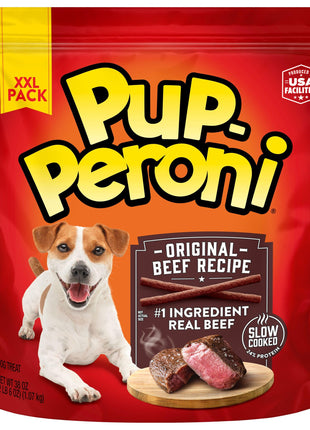 Pup-Peroni Dog Treats, Original Beef Flavor, 38 Ounce, Made with Real Beef