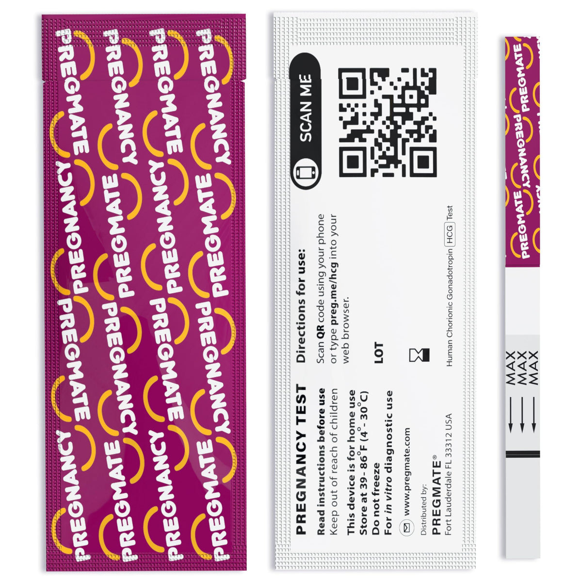 Pregmate 50 Pregnancy Test Strips (50 Count)