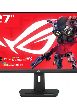 ASUS ROG Strix 27" QHD (2560x1440) HDR400 USB-C Gaming Monitor (XG27ACS), 180Hz,1ms, Fast IPS, 133% sRGB, Extreme Low Motion Blur Sync, G-Sync Compatible, DisplayWidget, Tripod Socket, 3 Year Warranty