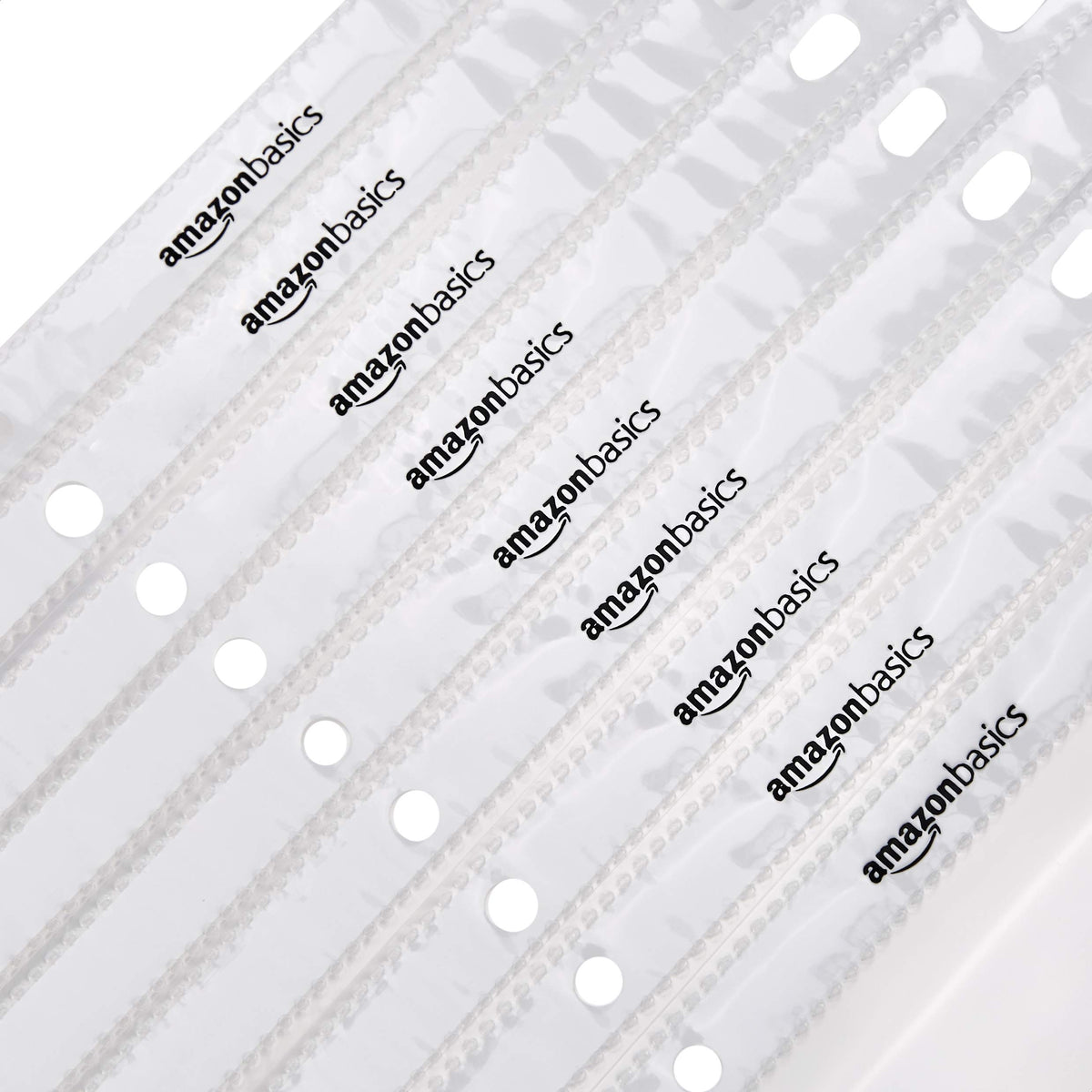 Amazon Basics Sheet Protectors for 3 Ring Binder, Heavyweight, Polypropylene, 8.5 x 11 Inch, 100-Pack, Clear