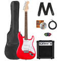 Fender Squier Stratocaster - Torino Red Bundle with Amplifier, Gig Bag, Strap, Instrument Cable, Picks, and Austin Bazaar Instructional DVD