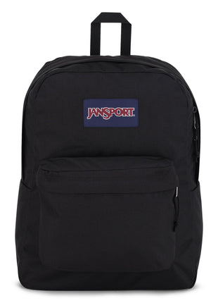 JanSport SuperBreak One Backpacks - Durable, Lightweight Bookbag with 1 Main Compartment, Front Utility Pocket with Built-in Organizer - Premium Backpack, Black