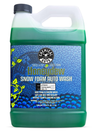 Chemical Guys Car Wash Soap for Foam Cannon or Bucket, Honeydew Snow Foam Car Wash Soap for Trucks, Motorcycles, RVs & More, Super Suds, Honeydew Scent - 128 oz (1 Gallon)