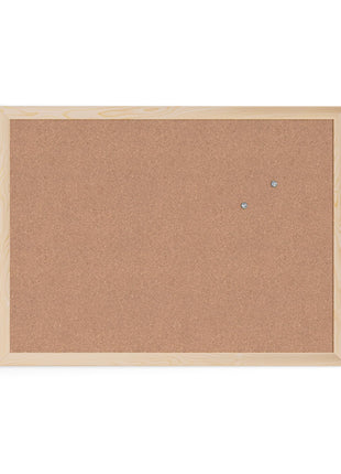 U Brands Cork Bulletin Board, 18 inch x 24 inch Inches, Light Birch Wood Frame (265U00-01)