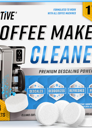 Coffee Machine Cleaner Descaler Tablets - 24 Count, Compatible With Nespresso, Keurig, Ninja, Delonghi, Miele, Coffee Maker Pot Descaling & Cleaning Tabs, Descale Drip Coffe And Espresso Machines