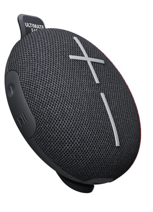 Ultimate Ears MINIROLL Waterproof Bluetooth Speaker - Gentle Black | Ultra-portable, balanced bass, IP67 dustproof, 131 ft (40 m) range