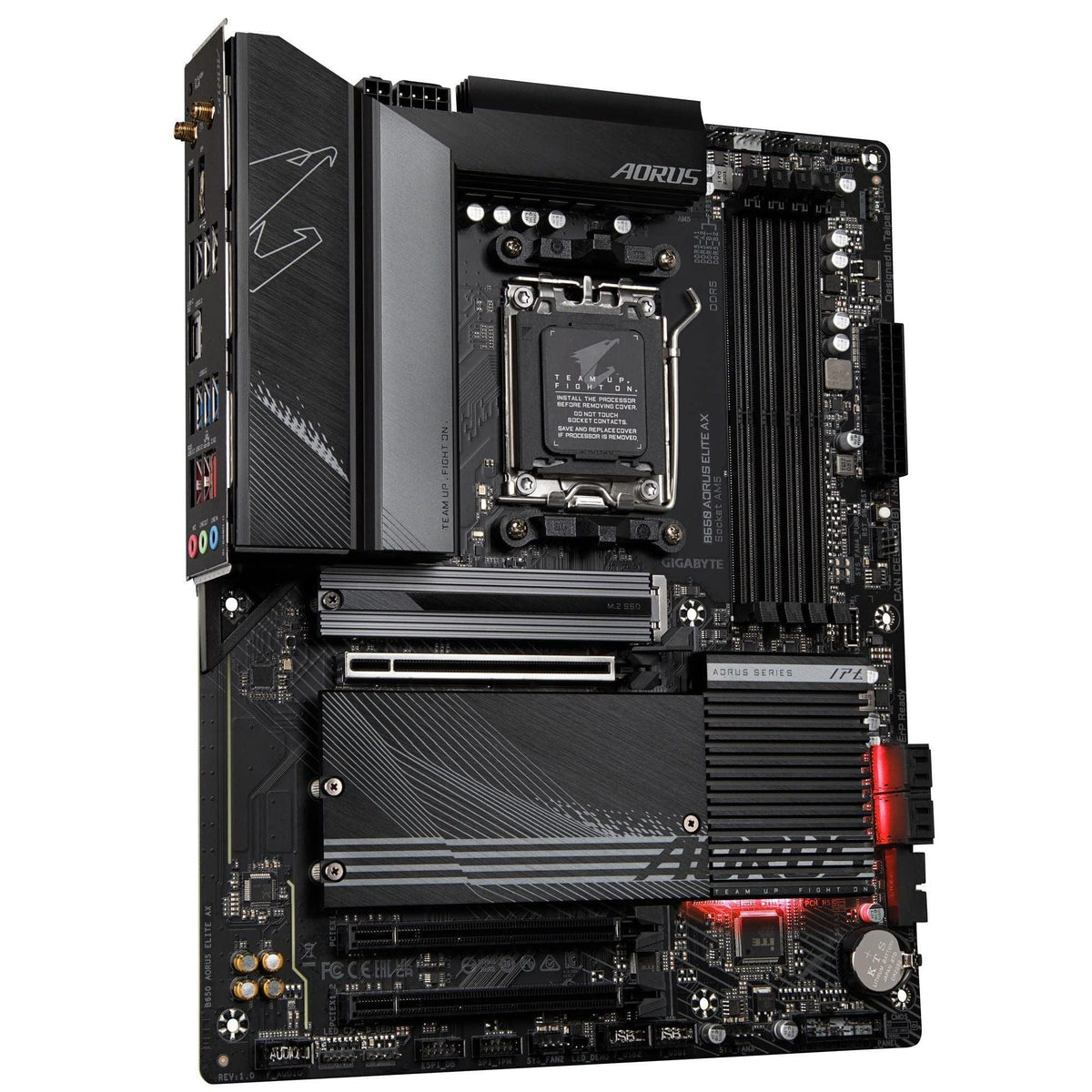 GIGABYTE B650 AORUS Elite AX AMD B650 ATX Motherboard with DDR5, PCIe 5.0, WiFi 6E, 5-Year Warranty