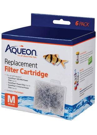 Aqueon Replacement Filter Cartridges Medium - 6 pack