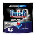 Finish Quantum Dishwasher Pods, No Pre-Rinse Dishwasher Detergent Soap Removes 24HR Dried-On Stain and Grease, Leaving a Virtually Spotless Shine, 82 Count