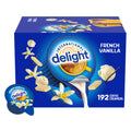 International Delight, French Vanilla, Single-Serve Coffee Creamers, 192 Count (Pack of 1), Shelf Stable Non-Dairy Flavored Coffee Creamer, Great for Home Use, Offices, Parties or Group Events
