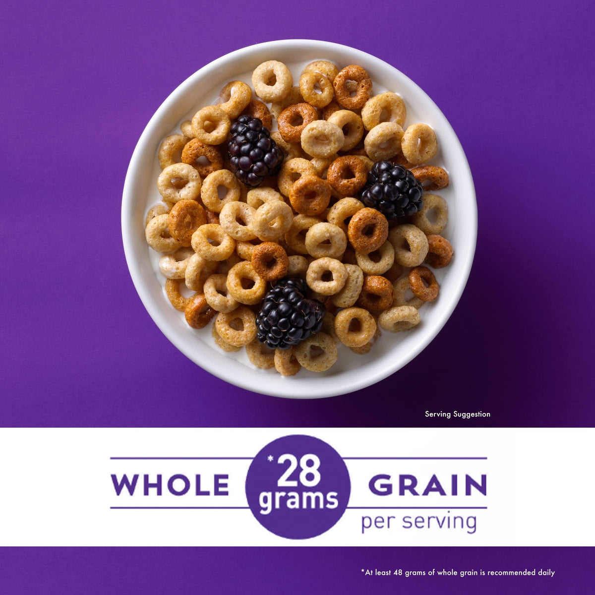 Multi Grain Cheerios, Heart Healthy Breakfast Cereal, Gluten Free, Family Size, 18 oz