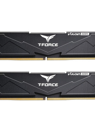 TEAMGROUP T-Force Vulcan DDR5 32GB (2x16GB) 5600MHz (PC5-44800) CL36 Intel XMP 3.0 & AMD Expo Compatible Desktop Memory Module Ram Black - FLBD532G5600HC36BDC01