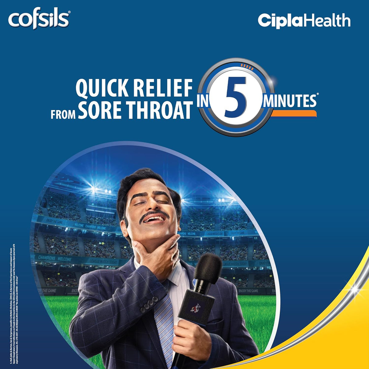 Cipla Cofsils Lozenges (200 Lozenges) | Lemon Honey Flavour | Quick Relief from Sore Throat, Itchy Throat and Scratchy Throat (10 x 20 Strips)