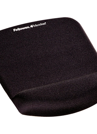 Fellowes PlushTouch Foam Mouse Pad Wrist Support - Black (9252001)