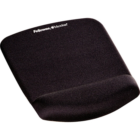 Fellowes PlushTouch Foam Mouse Pad Wrist Support - Black (9252001)
