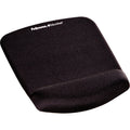Fellowes庐 PlushTouch鈩®Mouse Pad With Wrist Rest, Black