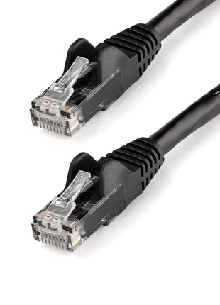 StarTech 20ft CAT6 Ethernet Cable - Black CAT 6 Gigabit Ethernet Wire -250Mhz 100W PoE RJ45 UTP Network Patch Cord Snagless with Strain Relief (N6PATCH20BK)