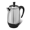 Farberware Electric Coffee Percolator, Stainless Steel Basket, Automatic Keep Warm, No-Drip Spout, 8 Cup