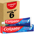 Colgate Cavity Protection Toothpaste with Fluoride, Great Regular Flavor, 6 Ounce Tube, 6 Pack