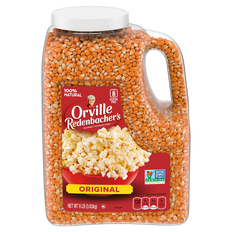 Orville Redenbacher's Gourmet Popcorn Kernels, Original Yellow, 4g Fiber Per Serving, 8 lb.