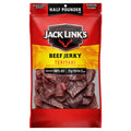 Jack Link's Beef Jerky, Teriyaki, Half Pounder Large Jerky Bag - Flavorful Meat Snack, Ready to Eat Protein Snacks with 11g of Protein per Serving, Made with 100% Beef
