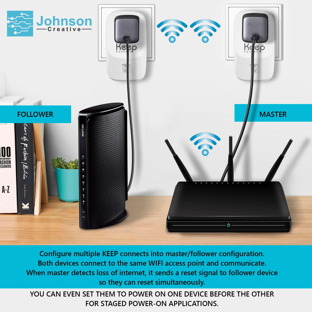 Keep Connect MAX Router Rebooter, Wi-Fi Reset Device, Monitors Connectivity and Resets When Required. No App Necessary. If You Enter a Phone Number it Will Send Texts Upon resets.