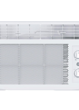 GE Window Air Conditioner Unit, 5,000 BTU for Small Rooms up to 150 sq ft. with Manual Adjustable Fan and Cooling Settings, Perfect for Small Bedroom or Living Room, Easy Install Kit Included, White