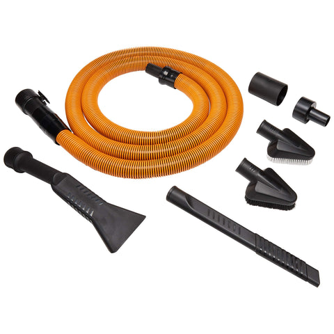 RIDGID VT2534 7-Piece Auto Detailing Vacuum Hose Accessory Kit for 1 1/4 Inch RIDGID Vacuums,Black