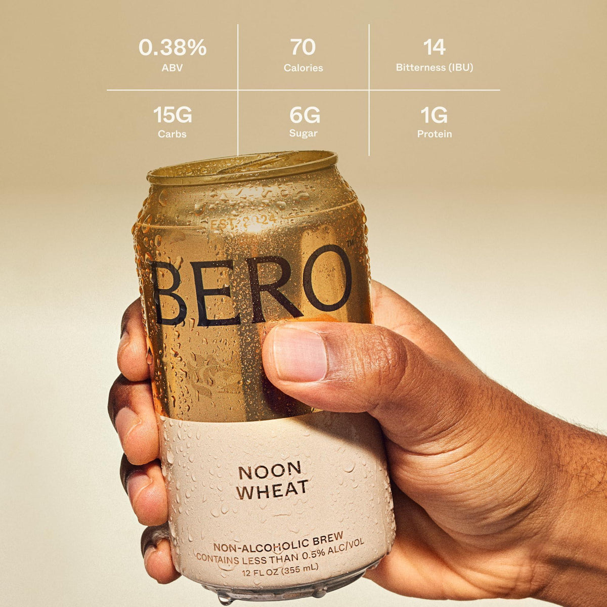 BERO Variety Pack Non-Alcoholic Beer, 12-Pack IPA, Wheat & Pils Craft Brews, NA Beer by Tom Holland, Alcohol-Free Drinks, Bold Flavors, Alcohol Alternative Beverages for Any Occasion