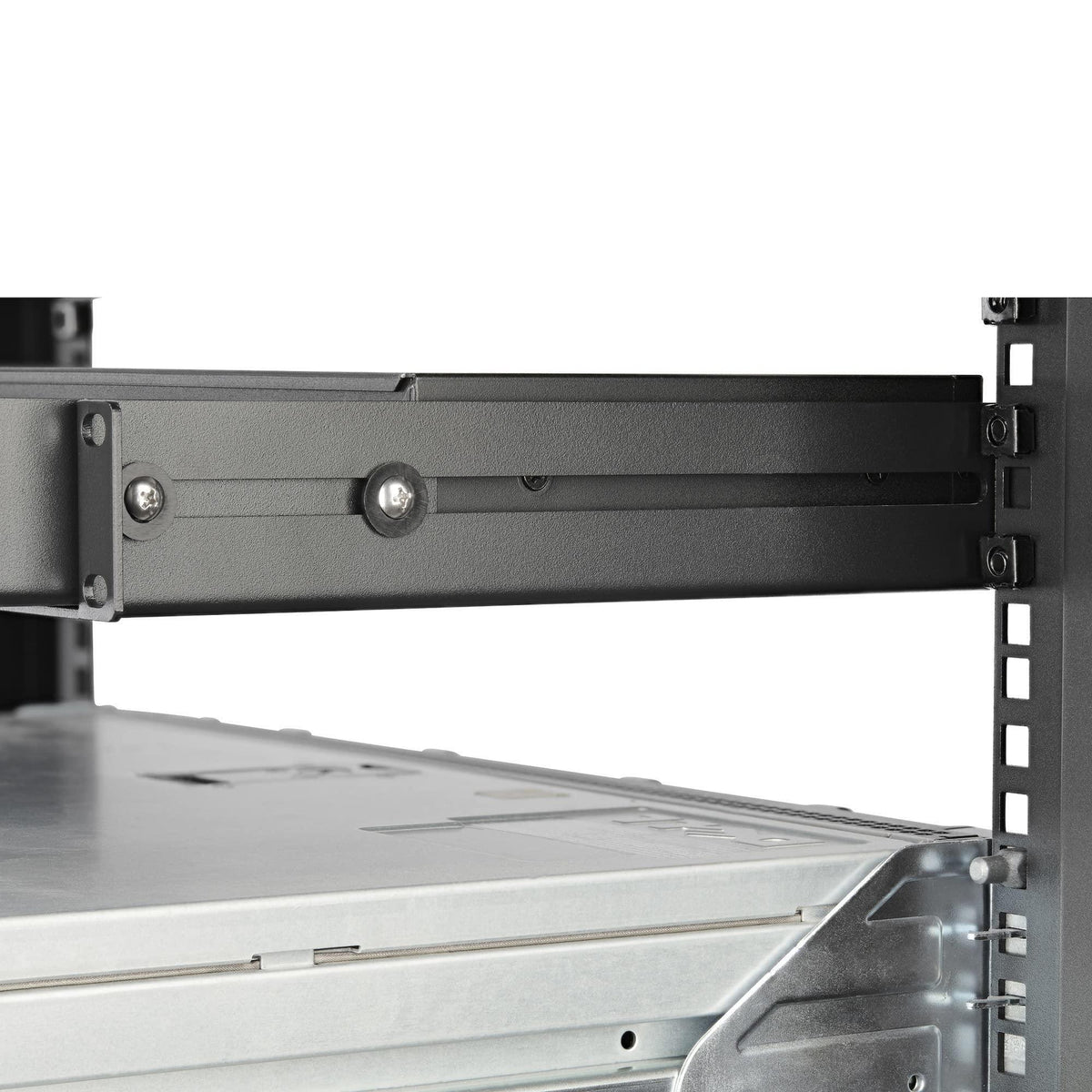 StarTech UNIRAILS1UB 1U 19-Inch Server Rack Rails 24-36-Inch Adjustable Depth/Universal 4 Post Network/Server/UPS Equipment Mounting Rack Mount Rail Kit
