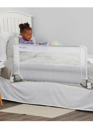 Regalo Swing Down Bed Rail Guard, with Reinforced Anchor Safety System