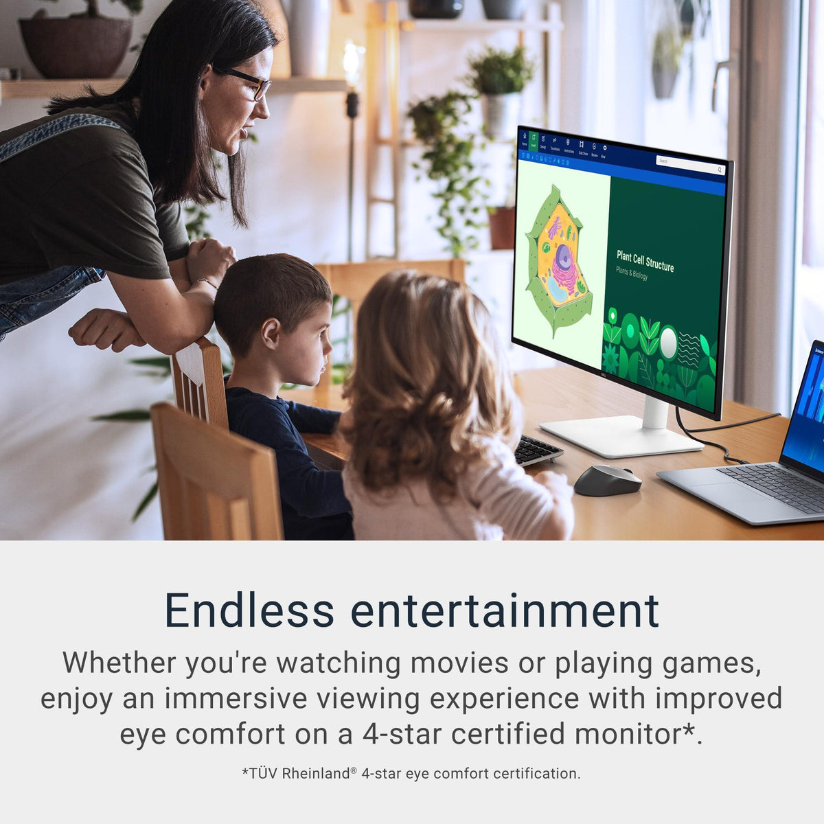 Dell 32 Plus 4K Monitor - S3225QS - 31.5-inch 4K (3840 x 2160) up to 120Hz 16:9 Display, VA Panel, AMD FreeSync Premium, 99% sRGB, 95% DCI-P3, 1500:1 Contrast Ratio, Comfortview Plus - Ash White