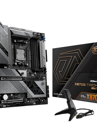 ASRock AMD X870E Taichi Lite Ryzen Socket AM5 DDR5 DIMMs 8200 256 GB X870 EATX Motherboard 5G LAN M.2 USB4 WiFi7