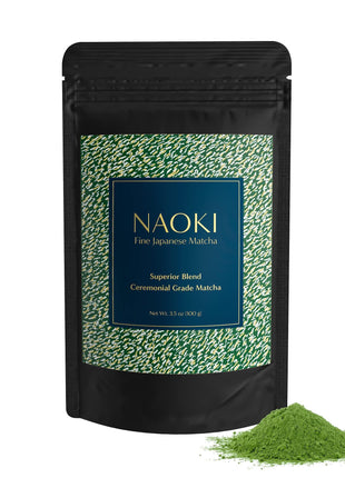 Naoki Matcha Superior Blend Matcha, 100g/3.5oz | Authentic Japanese Ceremonial Grade First Harvest Matcha Green Tea Powder from Uji, Kyoto, Japan