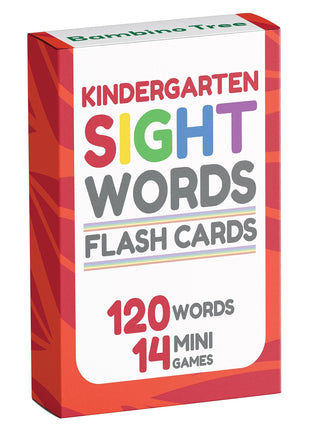 Sight Words Flash Cards Kindergarten - 120 High Frequency Words from Dolch's and Fry's Lists for 4-6 Years
