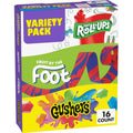 Fruit Roll Ups, Fruit by the Foot, Gushers, Flavored Snacks Variety Pack, Gluten Free, 16 Ct, 10.2 oz