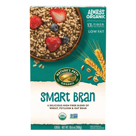 Nature's Path Organic Smart Bran Cereal, 10.6 oz (Pack of 1), Non GMO