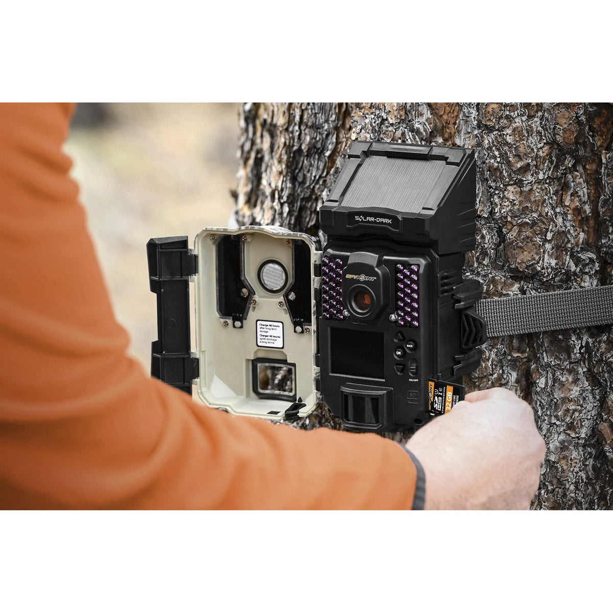 SPYPOINT 32GB Micro SD Memory Card Trail for Cameras | Adapter Media Storage for Trail and Game Cameras Designed | Used in Hunting and Trail Cams (Class 10 Speed)
