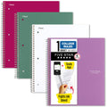 Five Star Spiral Notebook + Study App, 4 Pack, 1 Subject, College Ruled Paper, 8-1/2