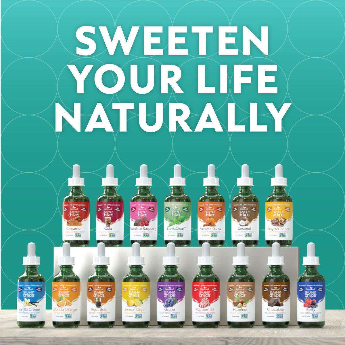 SweetLeaf Sweet Drops- Flavored Stevia Liquid Sweetener, Organic Extract, Zero Calorie, Gluten Free, Keto Friendly, Non GMO, Natural Flavor, Sugar Alternative- Stevia Clear, 4 Fl Oz (Pack of 1)