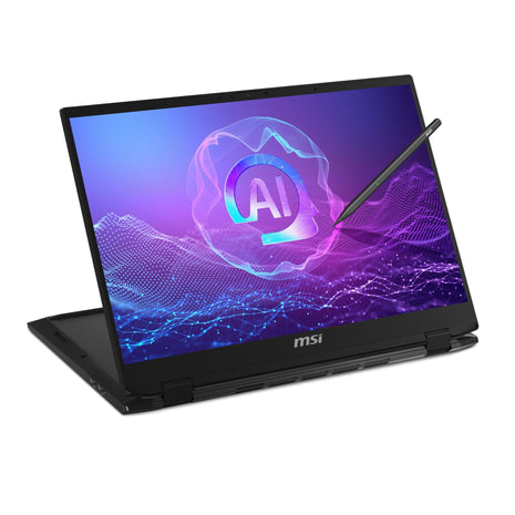 MSI Summit A16 AI+ (2024) 16 inch QHD+ 165Hz 2-in-1 Touchscreen Laptop: AMD Ryzen AI 9-365, Radeon Graphics, 32GB LPDDR5x, 1TB NVMe SSD, 360 Flip, Pen, Win 11 Pro: Ink Black A3HMTG-014US