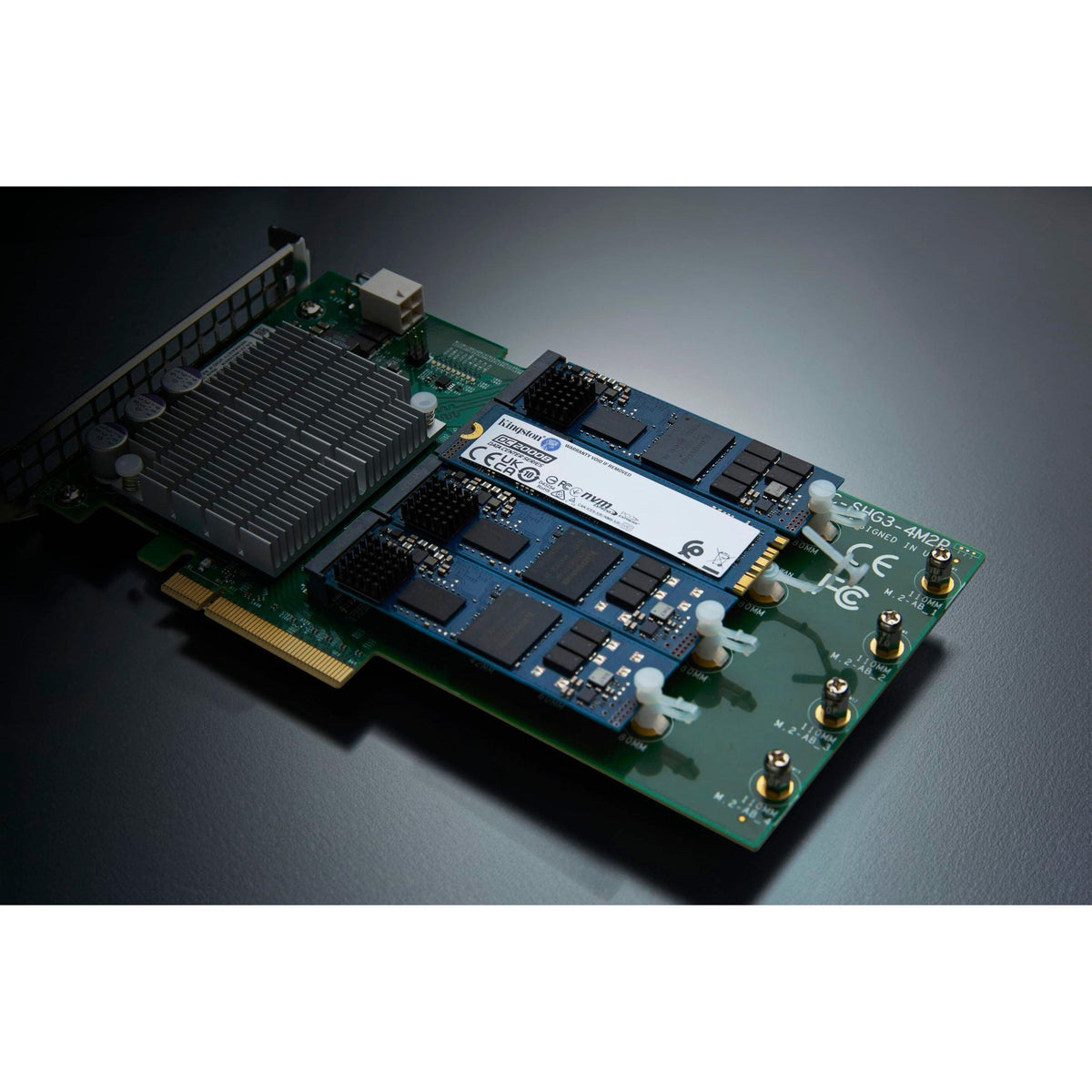 Kingston DC2000B 240 GB Solid State Drive - M.2 2280 Internal - PCI Express NVMe (PCI Express NVMe 4.0 x4) - Server Device Supported - 0.4 DWPD - 175.20 TB TBW