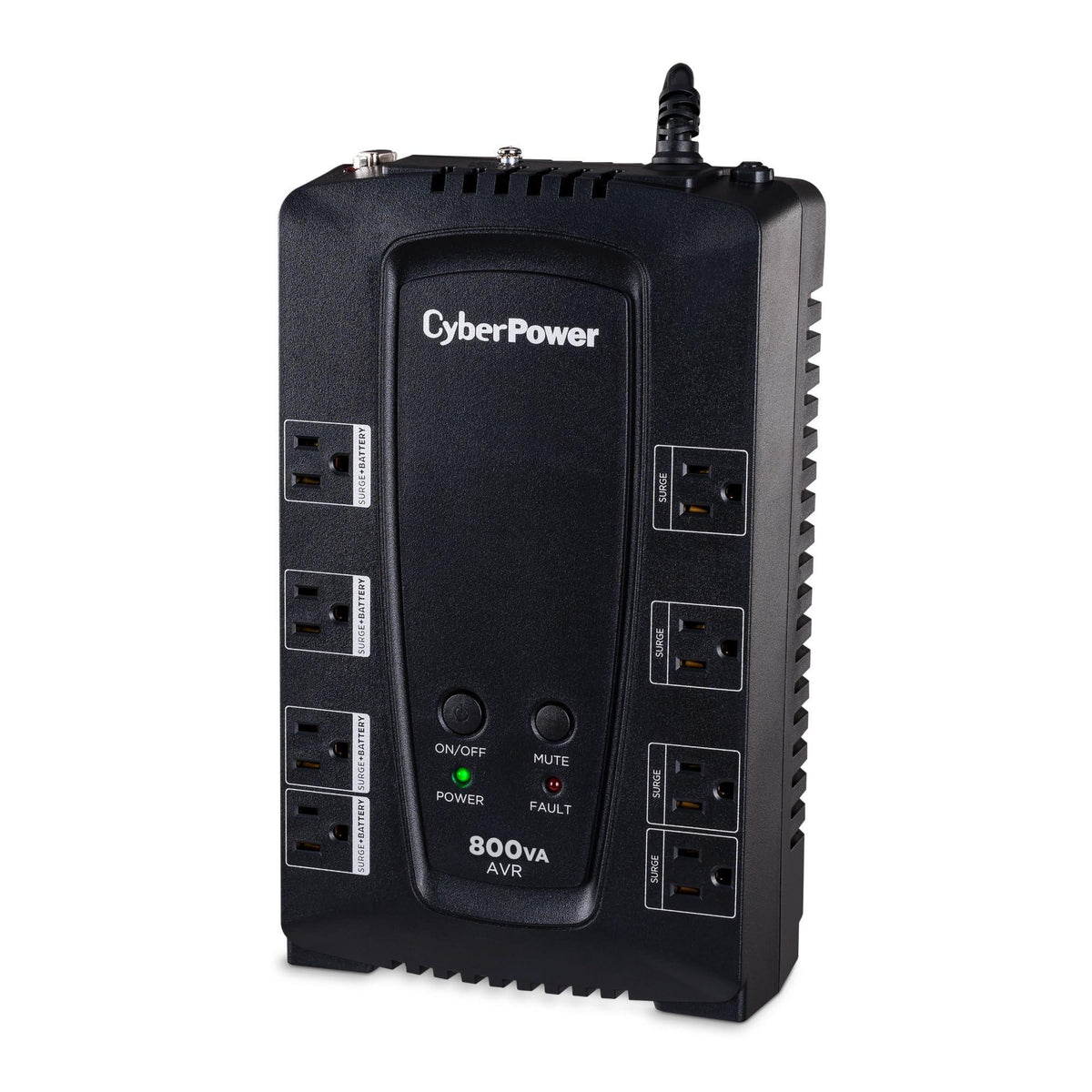 CyberPower CP800AVR AVR UPS Battery Backup and Surge Protector, 800VA/450W, 8 Outlets, Compact, UL Certified