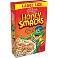 Kellogg's Honey Smacks Breakfast Cereal, Made with Whole Grain, Kids Snacks, Large Size, Original, 15.3oz Box (1 Box)