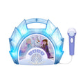 eKids Disney Frozen Karaoke Microphone with Bluetooth Speaker for Fans of Disney Toys, Kids Karaoke Machine with Built in Music