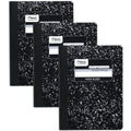 Mead Composition Notebook, 3 Pack, Wide Ruled Paper, 7-1/2