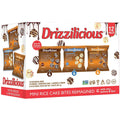 Drizzilicious Mini Rice Cakes Variety Pack - Rice Crisps, Healthy Snack for Adults and Kids, Flavored Rice Cakes, Vegan, Gluten Free, Allergen Free, Only 90 Calories Per Bag - 0.74 oz (Pack of 12)