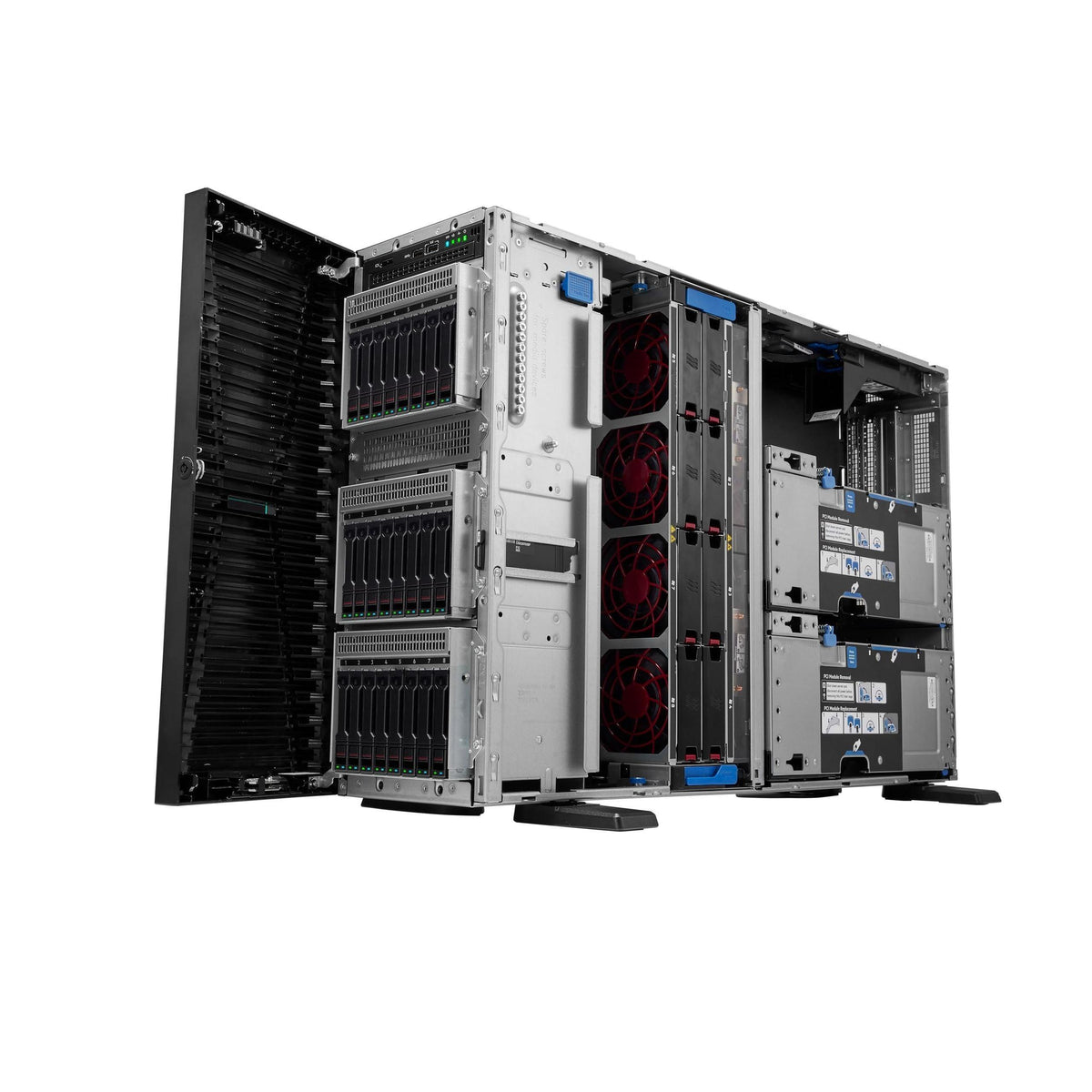 Hewlett Packard Enterprise ProLiant ML350 Gen11 Tower Server w/one Intel Xeon Silver 4410Y Processor, 2.0GHz 12‑core 1P 64GB‑R MR408i‑o 8SFF 2x480GB SSD 2x800W RPS (HPE Smart Choice P69310-005)