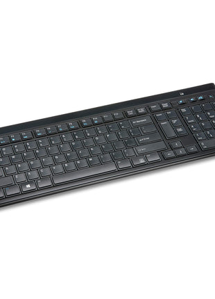 Kensington Slim Type Wireless Quiet Keyboard (K72344US), Black | Low-profile slim keys, quiet typing, reliable wireless connection